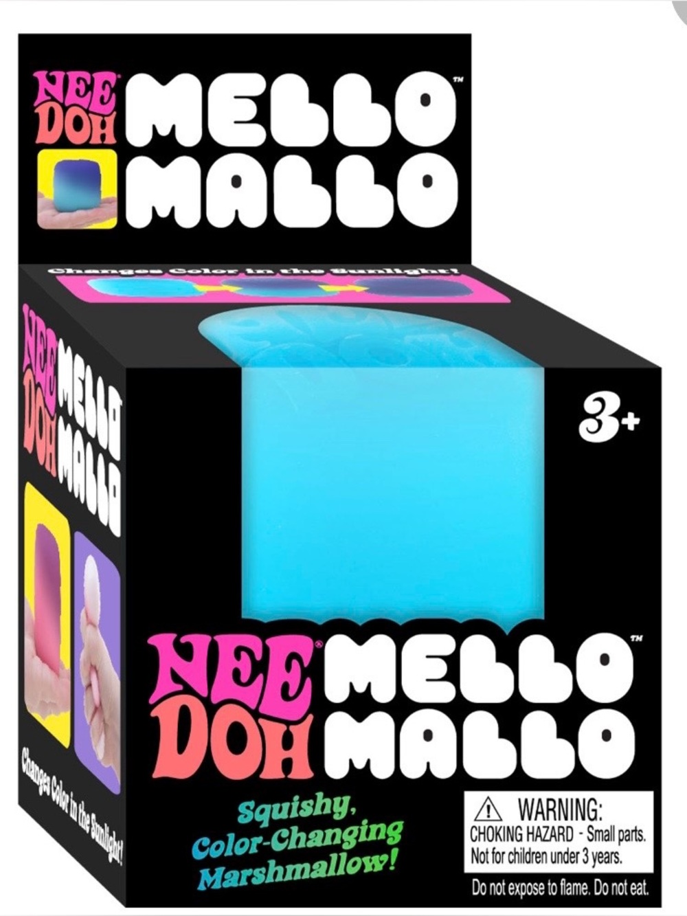 Mello Mallo Squishy Color-Changing Marshmallow - Blue